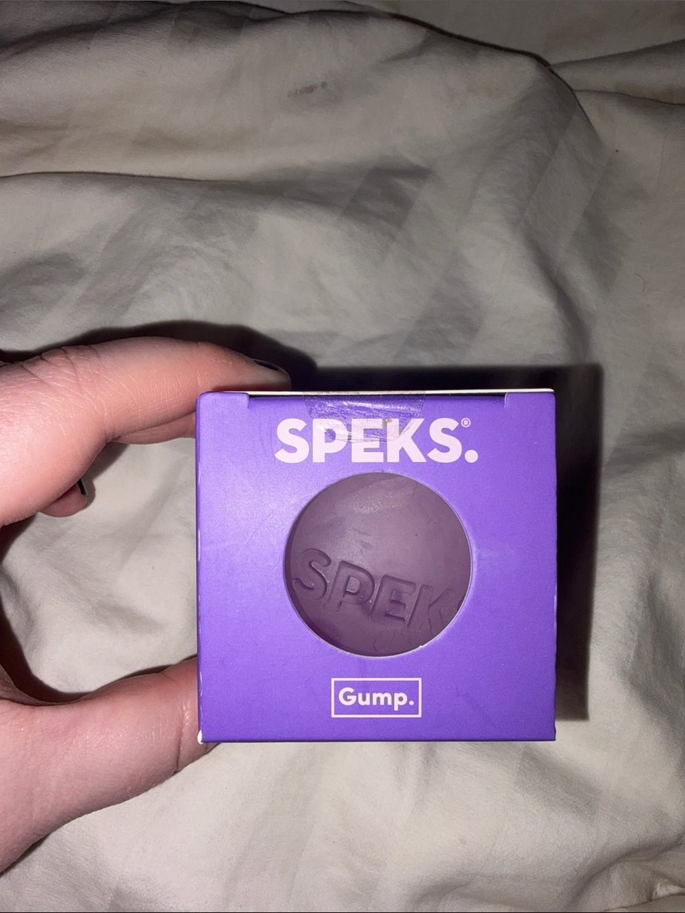 Brand New Speks Gump Memory Gel Stress Ball - Mist 🔥